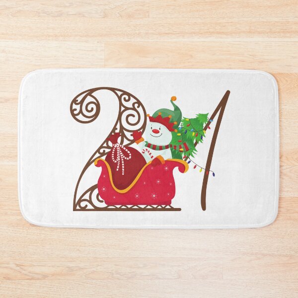 Item preview, Christmas Number 21. Beautiful Advent Calendar Numbers designed and sold by trendingatees.