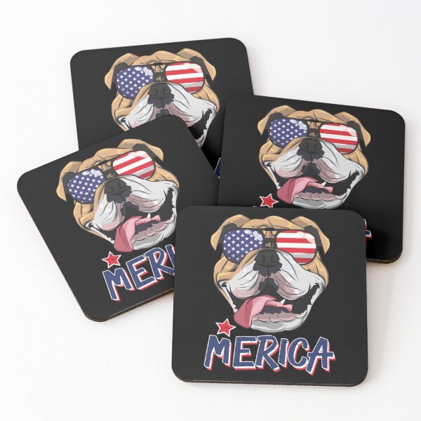 Item preview, English Bulldog 4th Of July Merica Sunglasses USA designed and sold by chiodiletoilu.