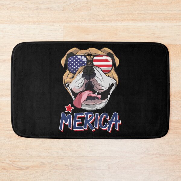 Item preview, English Bulldog 4th Of July Merica Sunglasses USA designed and sold by chiodiletoilu.