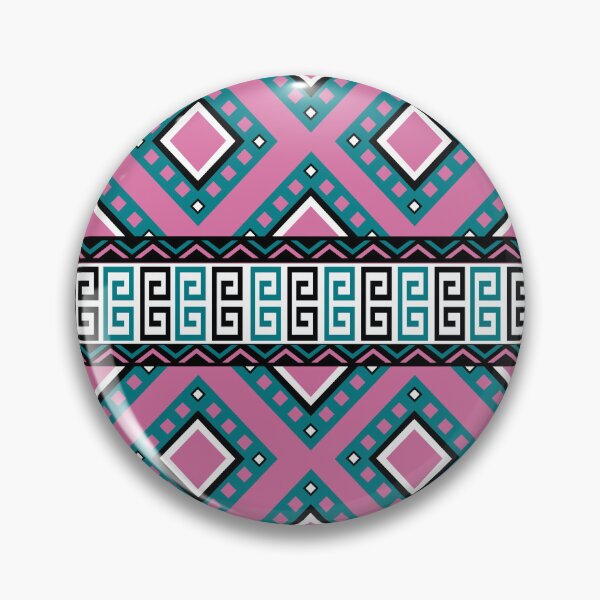 Item preview, Christmas Pink Colorful Aztec, Mexican, Ukrainian watercolor flat design. iPhone or Samsung Phone Case Cover designed and sold by RoManSmArt.