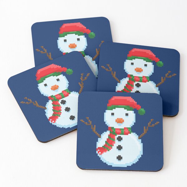 Item preview, Pixel Snowman designed and sold by galaxydaydreams.