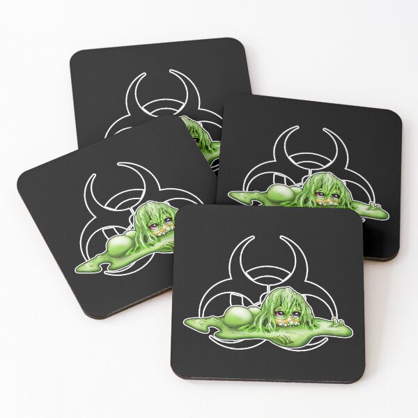 Item preview, Toxic Waste Ooze Girl with Biohazard Symbol designed and sold by iduzarts.