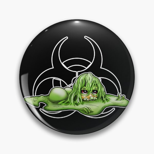 Item preview, Toxic Waste Ooze Girl with Biohazard Symbol designed and sold by iduzarts.