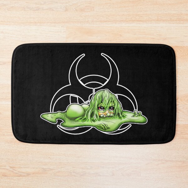 Item preview, Toxic Waste Ooze Girl with Biohazard Symbol designed and sold by iduzarts.