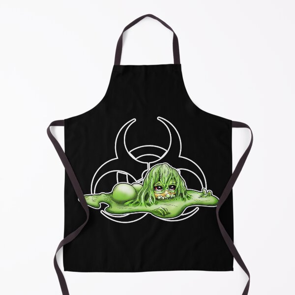 Item preview, Toxic Waste Ooze Girl with Biohazard Symbol designed and sold by iduzarts.