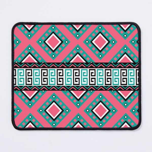 Item preview, Christmas Pink Colorful Aztec, Mexican, Ukrainian watercolor flat design. iPhone or Samsung Phone Case Cover designed and sold by RoManSmArt.
