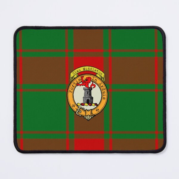 Item preview, Middleton Scottish Tartan and Crest designed and sold by BagTown Clans.