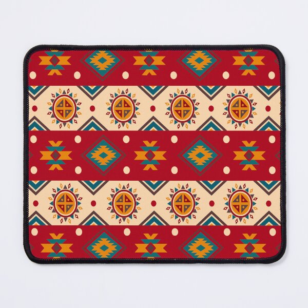 Item preview, Christmas red Colorful Aztec, Mexican, Ukrainian watercolor flat design. iPhone or Samsung Phone Case Cover designed and sold by RoManSmArt.