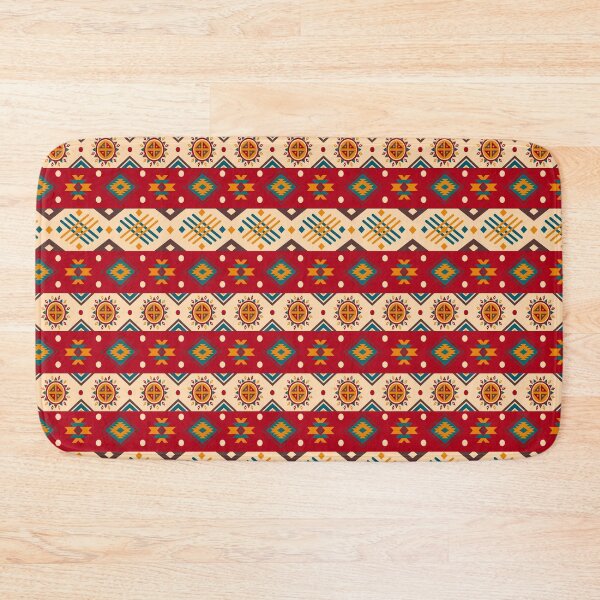 Item preview, Christmas red Colorful Aztec, Mexican, Ukrainian watercolor flat design. iPhone or Samsung Phone Case Cover designed and sold by RoManSmArt.