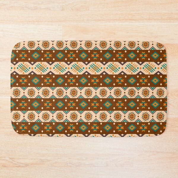 Item preview, Brown Aztec, Mexican, Ukrainian Christmas Colorful  watercolor flat design. iPhone or Samsung Phone Case Cover designed and sold by RoManSmArt.
