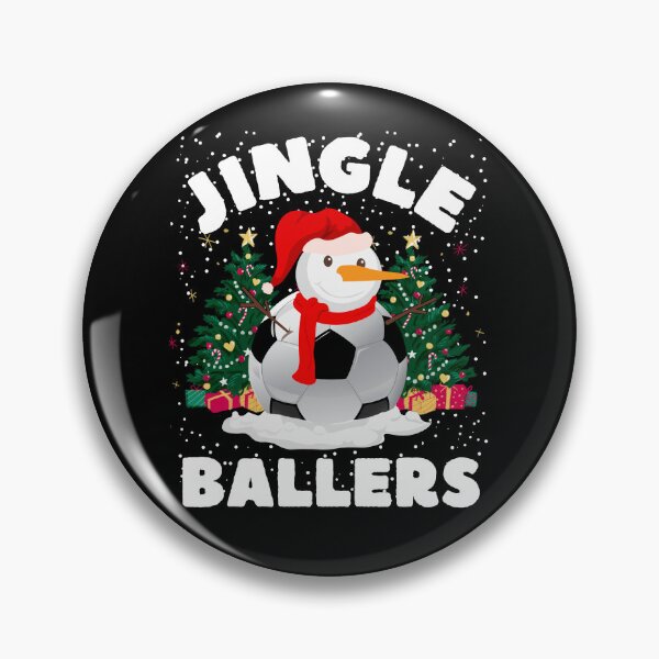 Item preview, Jingle Ballers Funny Soccer Ball Snowman Christmas Football designed and sold by NUMAcreations.