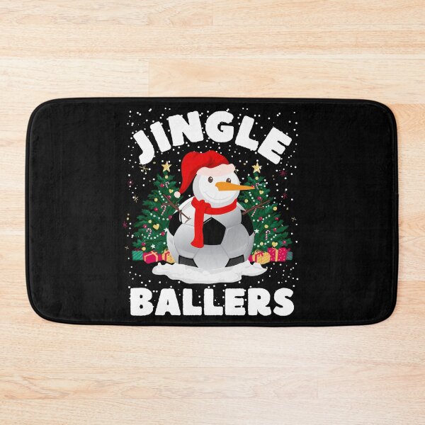 Item preview, Jingle Ballers Funny Soccer Ball Snowman Christmas Football designed and sold by NUMAcreations.