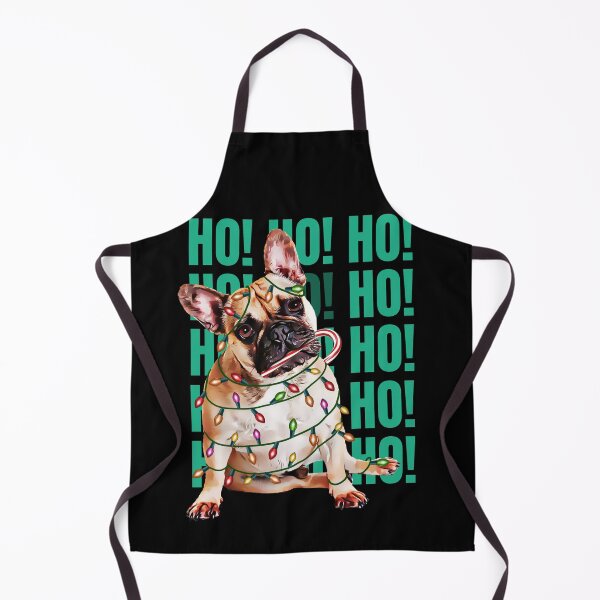 Item preview, Ho Ho Ho! French Bulldog Christmas gifts and Christmas lights, Merry Christmas, pet dog and Christmas designed and sold by Collagedream.