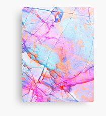 Graffiti Candy Marble Metal Print