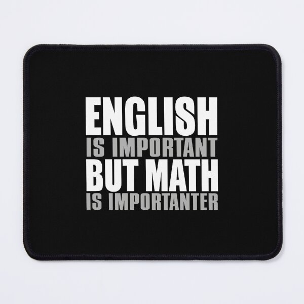 Item preview, english is important math is importanter jacob zelazny transparent designed and sold by chiodiletoilu.