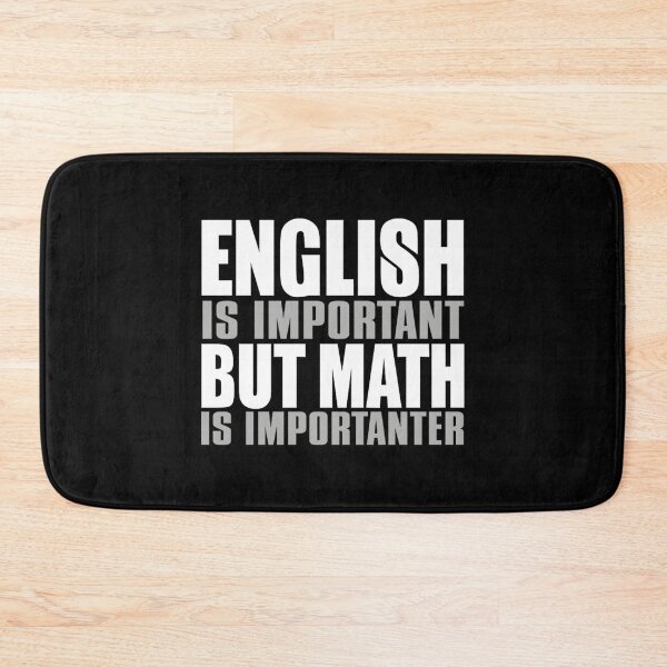 Item preview, english is important math is importanter jacob zelazny transparent designed and sold by chiodiletoilu.