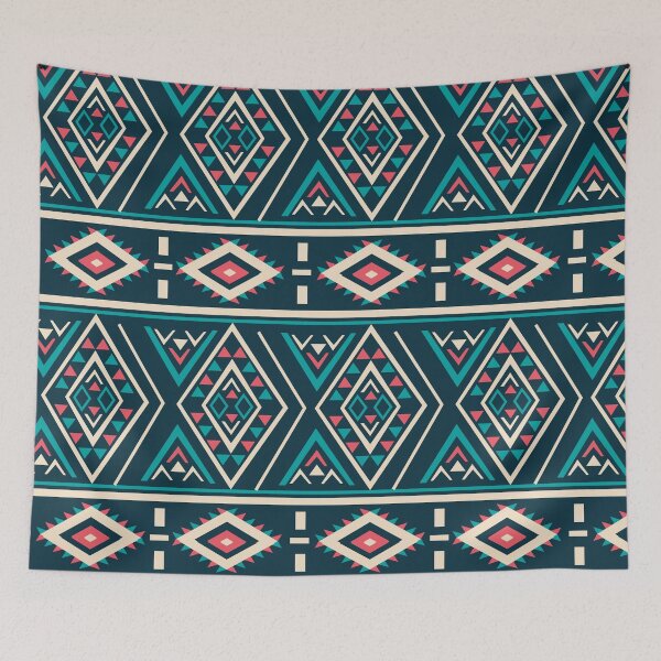 Item preview, Aztec, Mexican, Ukrainian Christmas Colorful  watercolor flat design. iPhone or Samsung Phone Case Cover designed and sold by RoManSmArt.