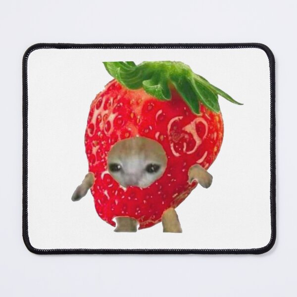 Item preview, Strawberry Cat Sticker designed and sold by Snazzy Stickers.