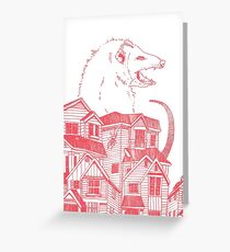 Urban Scum Greeting Card