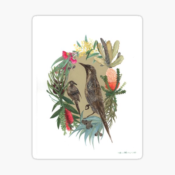 Item preview, Little Wattlebird designed and sold by Jennawinship.