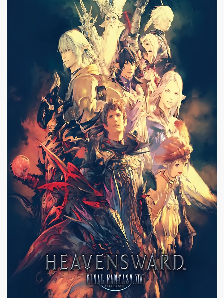 "Final Fantasy XIV Heavensward " Sticker for Sale by plasbandungs