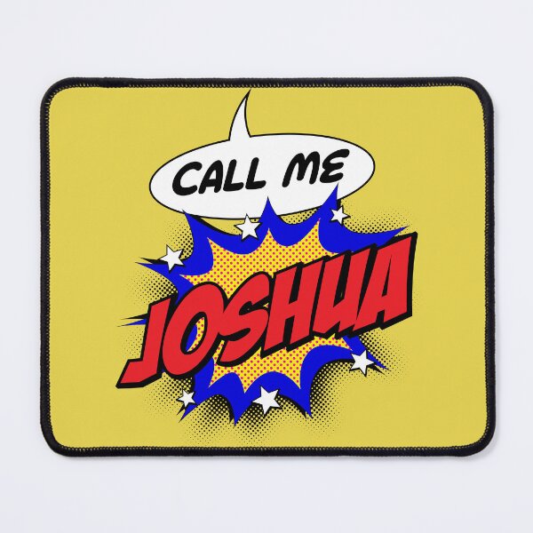 Item preview, Personalised Call Me Joshua Pop Art Comic Design designed and sold by CandOCreative.
