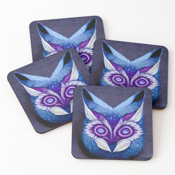 Item preview, The Mystic Owl of Wisdom - spiritual art spiritual artwork spirituality wellness well-being totem animal designed and sold by LvSoulCreations.