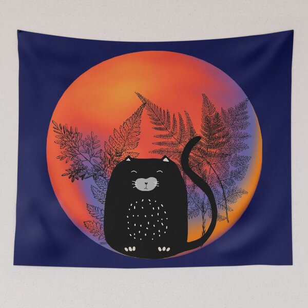 Item preview, Cat Enjoying Sunset designed and sold by Mizems.