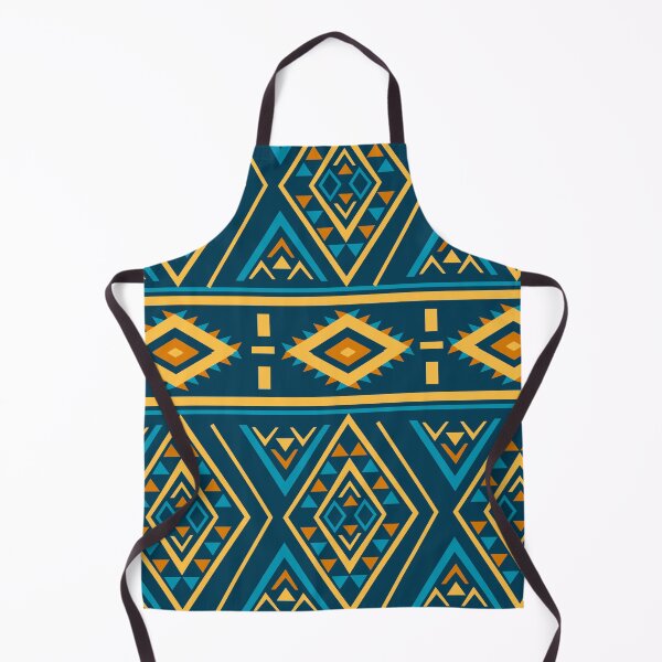 Item preview, Blue Yellow Aztec, Mexican, Ukrainian Christmas Colorful  watercolor flat design. iPhone or Samsung Phone Case Cover designed and sold by RoManSmArt.