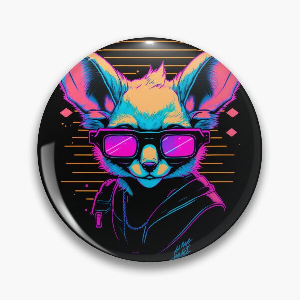 Artikelvorschau, Retrowave-Fennek entworfen und verkauft von TheSamuraiCat.