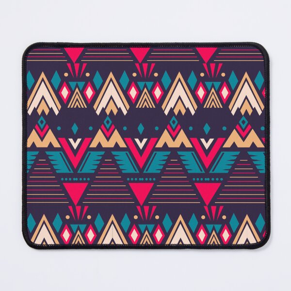Item preview, Red Blue Aztec, Mexican, Ukrainian Christmas Colorful  watercolor flat design. iPhone or Samsung Phone Case Cover designed and sold by RoManSmArt.