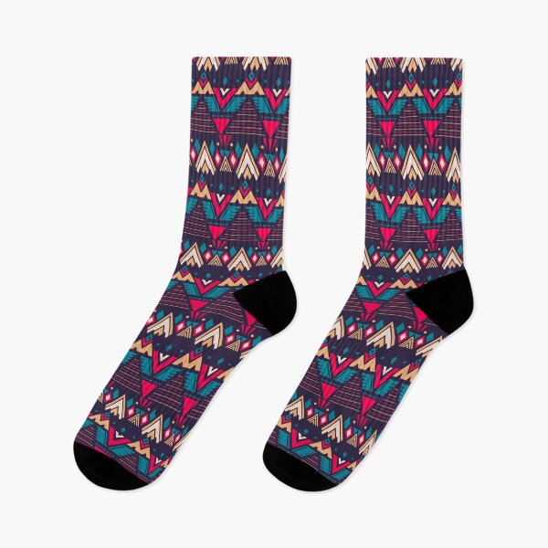 Item preview, Red Blue Aztec, Mexican, Ukrainian Christmas Colorful  watercolor flat design. iPhone or Samsung Phone Case Cover designed and sold by RoManSmArt.
