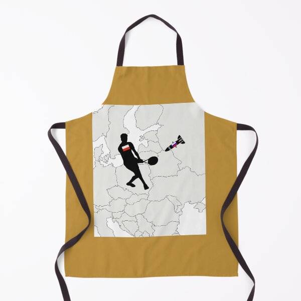 Item preview, Polish tennis player deflects russian racket and neutralizes russian missile. designed and sold by facePale.