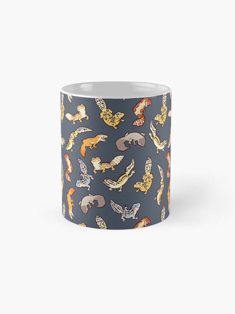 Alternate view of chub geckos in dark grey Coffee Mug