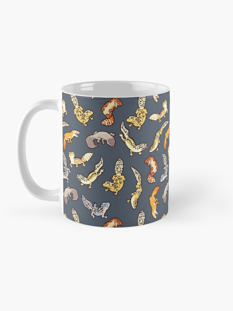 Alternate view of chub geckos in dark grey Coffee Mug