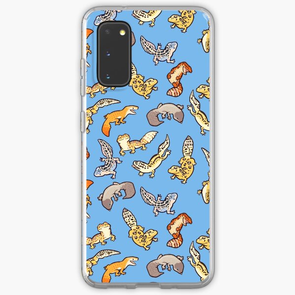 chub geckos in blue Samsung Galaxy Soft Case