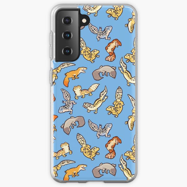 chub geckos in blue Samsung Galaxy Soft Case