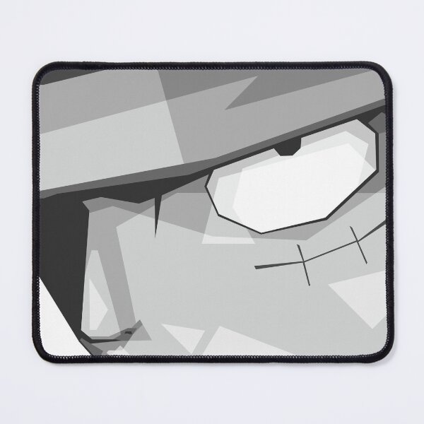 Item preview, Grayscale Face Lufy Cartoon designed and sold by Rizky Dwi Aprianda.