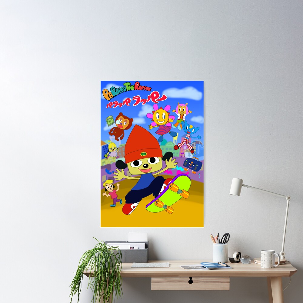 Parappa The Rapper Anime Poster Scarf for Sale by Assassinhedgie