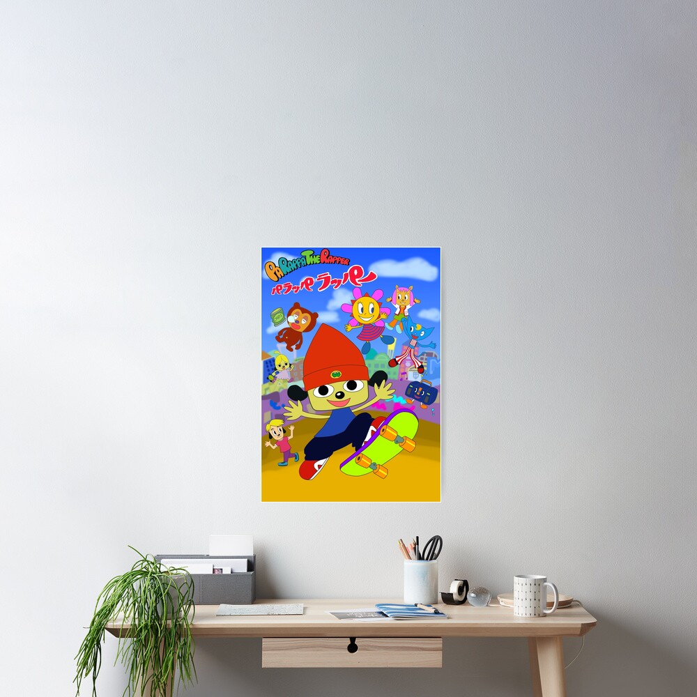 Parappa The Rapper Anime Poster Tapestry for Sale by Assassinhedgie