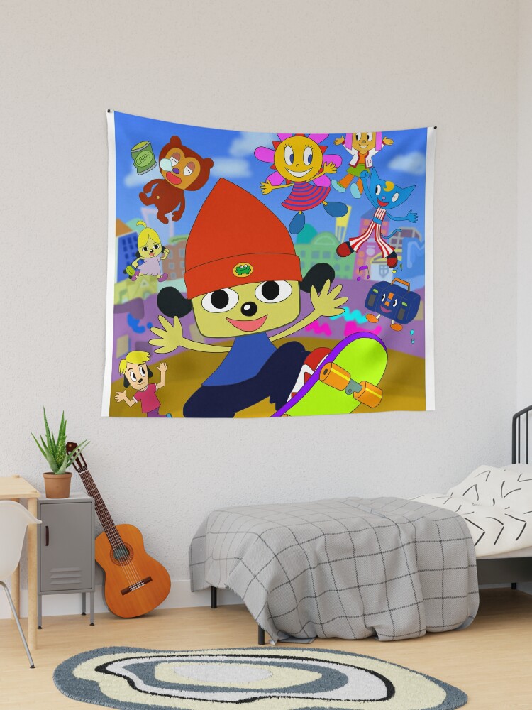 Parappa The Rapper Anime Poster Tapestry for Sale by Assassinhedgie