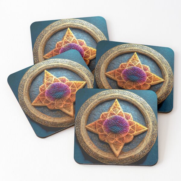 Item preview, The Amethyst Mandala of Flourishing Life - spiritual art spiritual artwork spirituality wellness well-being sacred geometry designed and sold by LvSoulCreations.