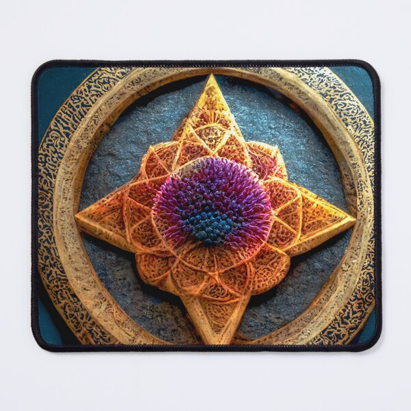 Item preview, The Amethyst Mandala of Flourishing Life - spiritual art spiritual artwork spirituality wellness well-being sacred geometry designed and sold by LvSoulCreations.