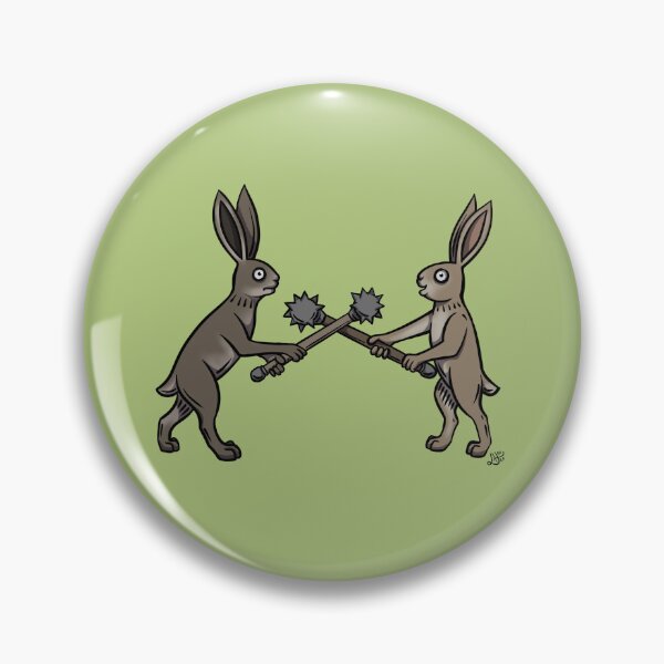 Item preview, Medieval Marginalia Bunnies: Duel designed and sold by faejala.