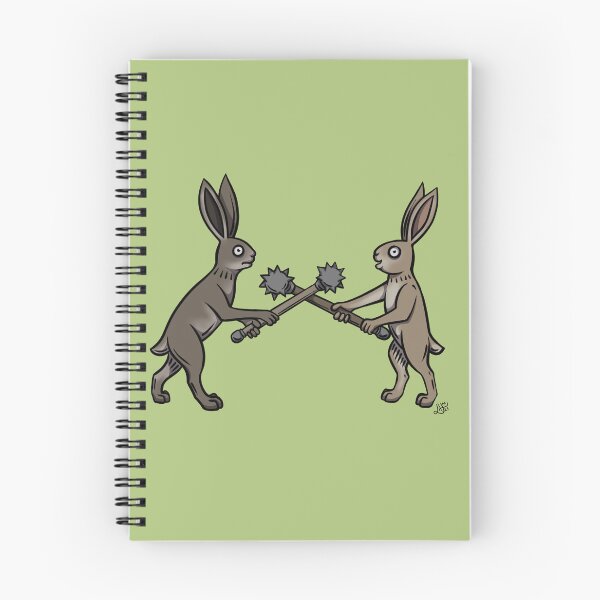 Item preview, Medieval Marginalia Bunnies: Duel designed and sold by faejala.