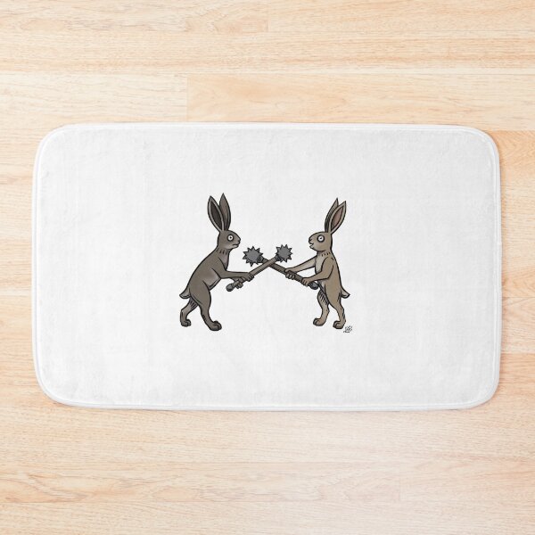 Item preview, Medieval Marginalia Bunnies: Duel designed and sold by faejala.