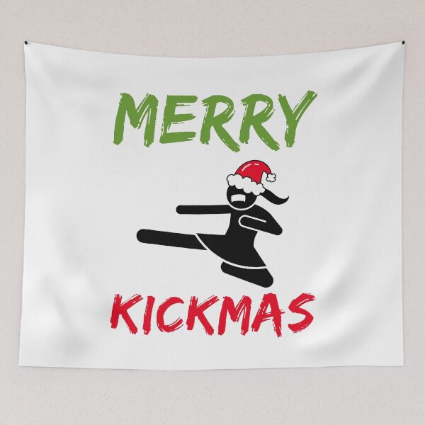 Item preview, Merry Kickmas : Merry Kickmas funny : Merry Kickmas - Santa KickBoxing designed and sold by MokonoKokoro.
