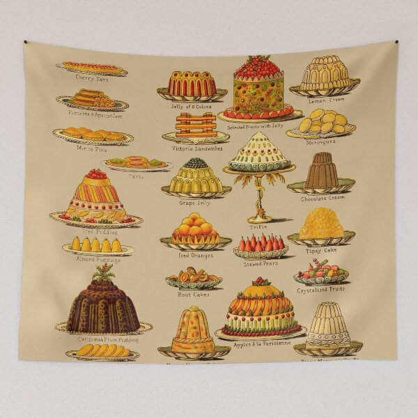Item preview, Vintage Cakes Desserts Kitchen designed and sold by worldways.