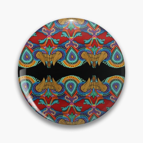 Item preview, RED DEVIL SKULL THai Pattern | indian skull pattern | Sugar Skull | Rocket Skulls pattern | Supreme sugar skull | mexican design Tilley ART designed and sold by Tyler Tilley.