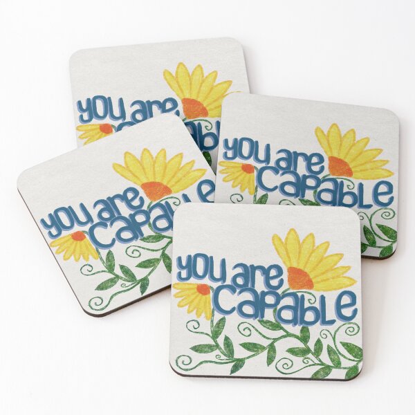 Item preview, You Are Capable designed and sold by JessDaniArt.